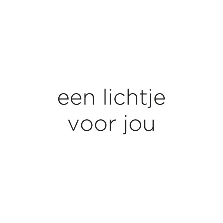 Leeff Pillar Candle - Een lichtje voor jou