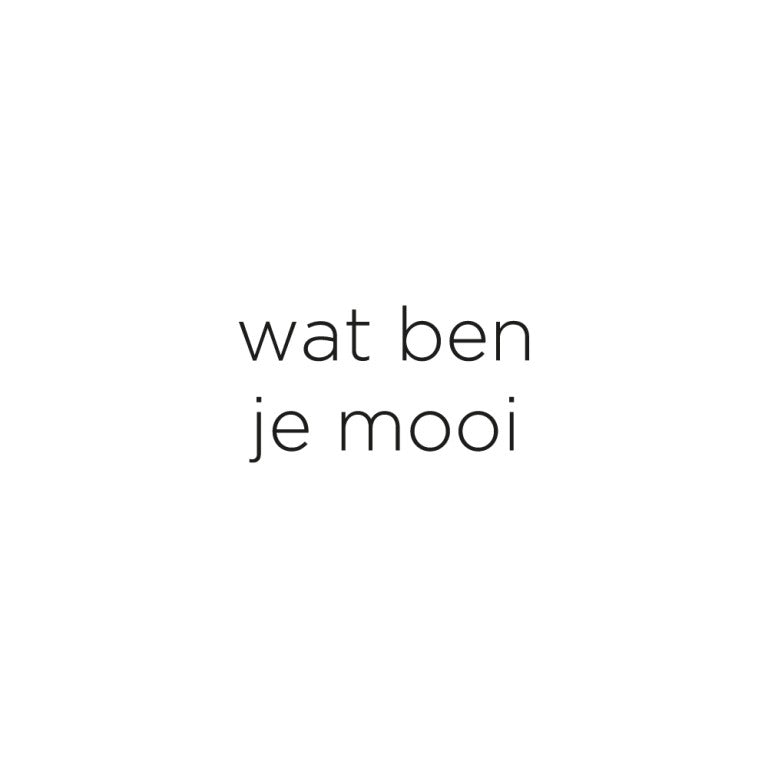 Leeff Pillar Candle - Wat ben je mooi
