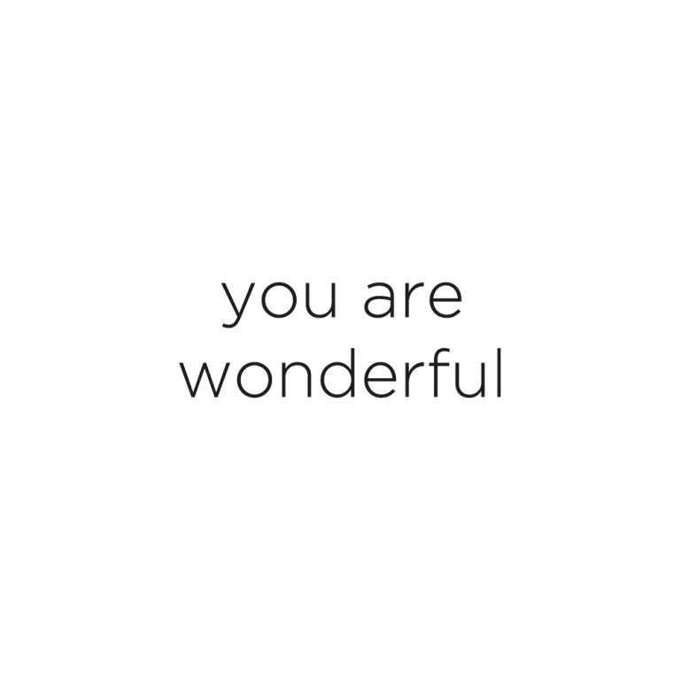 Leeff Pillar Candle - You are wonderful