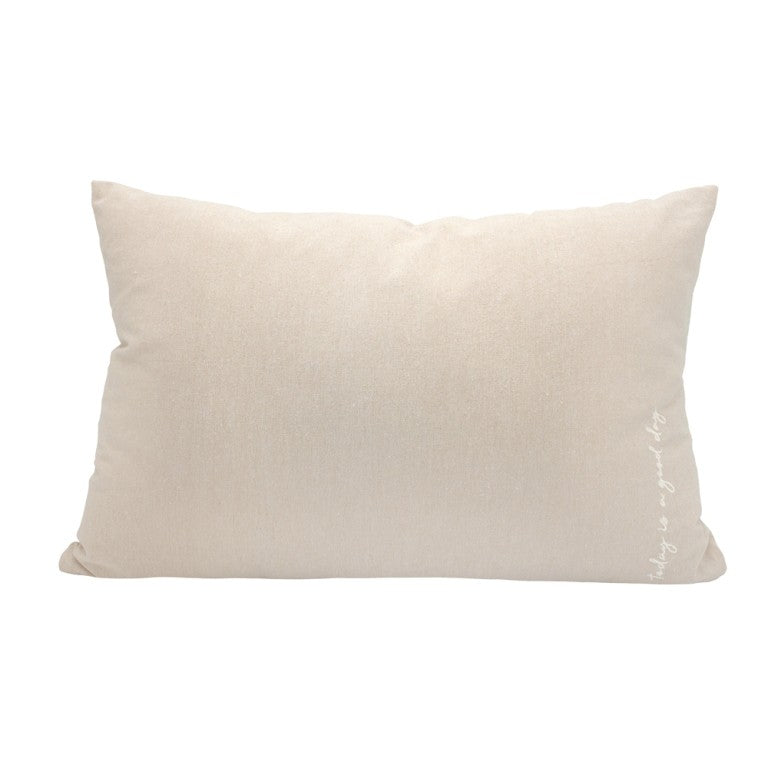 Leeff Pillow Pax taupe - Today is a good day