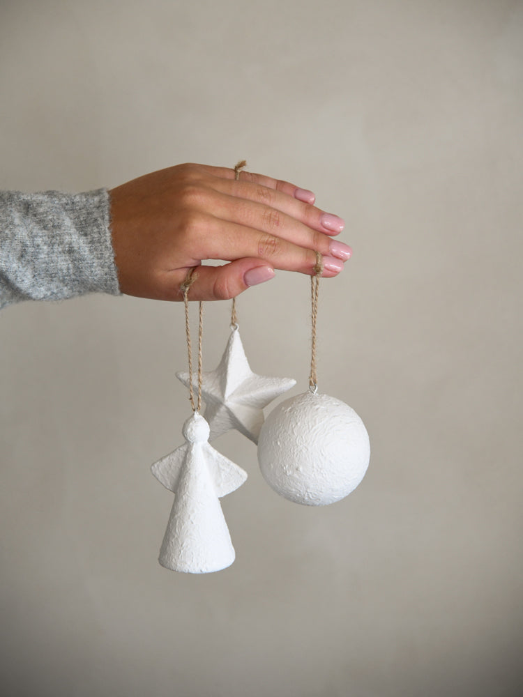 Leeff Ornament Odette ball white