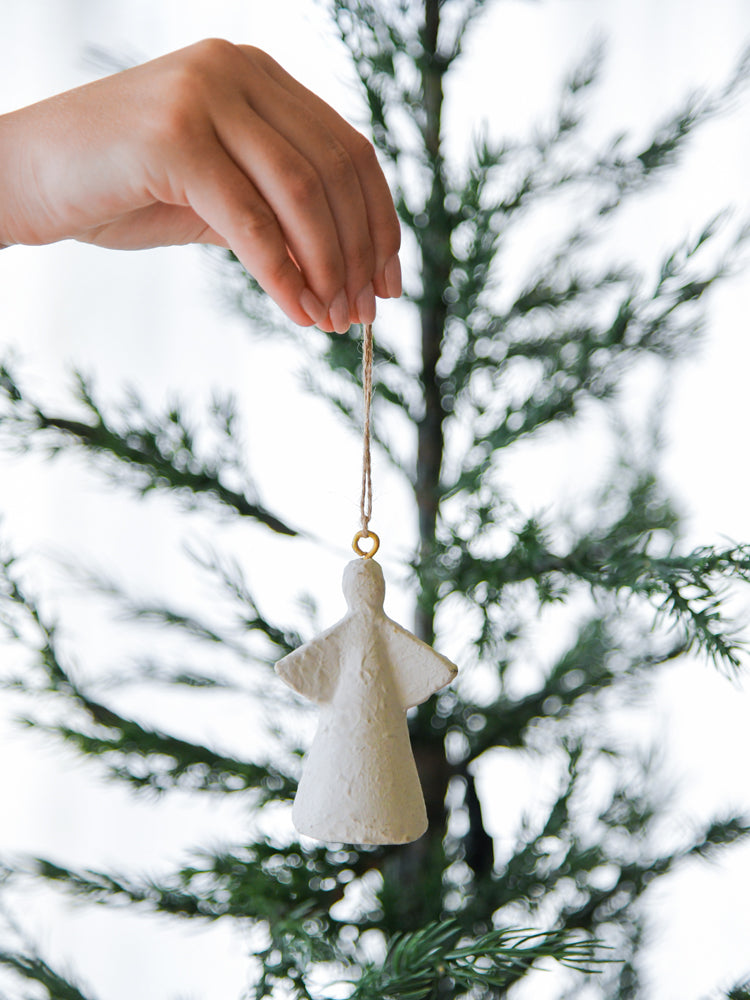 Leeff Ornament Odette angel sand