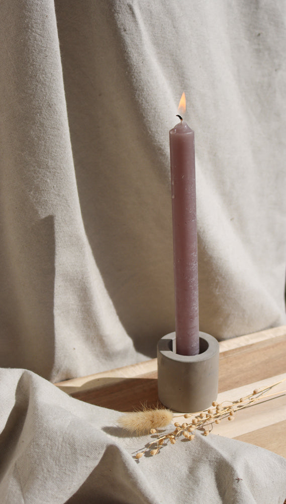 Leeff Dinner Candles Giftset Donna taupe