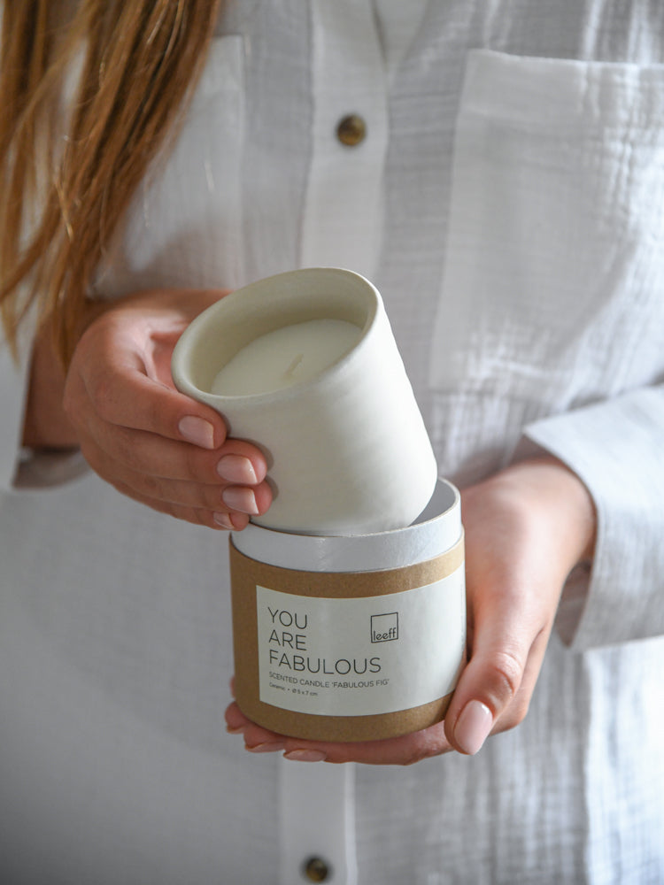 Leeff Scented Candle Fabulous Fig - You are fabulous