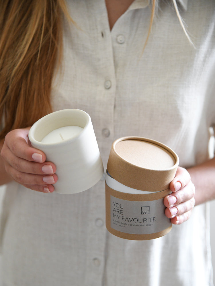 Leeff Scented Candle Sensational Spices - You are my favourite