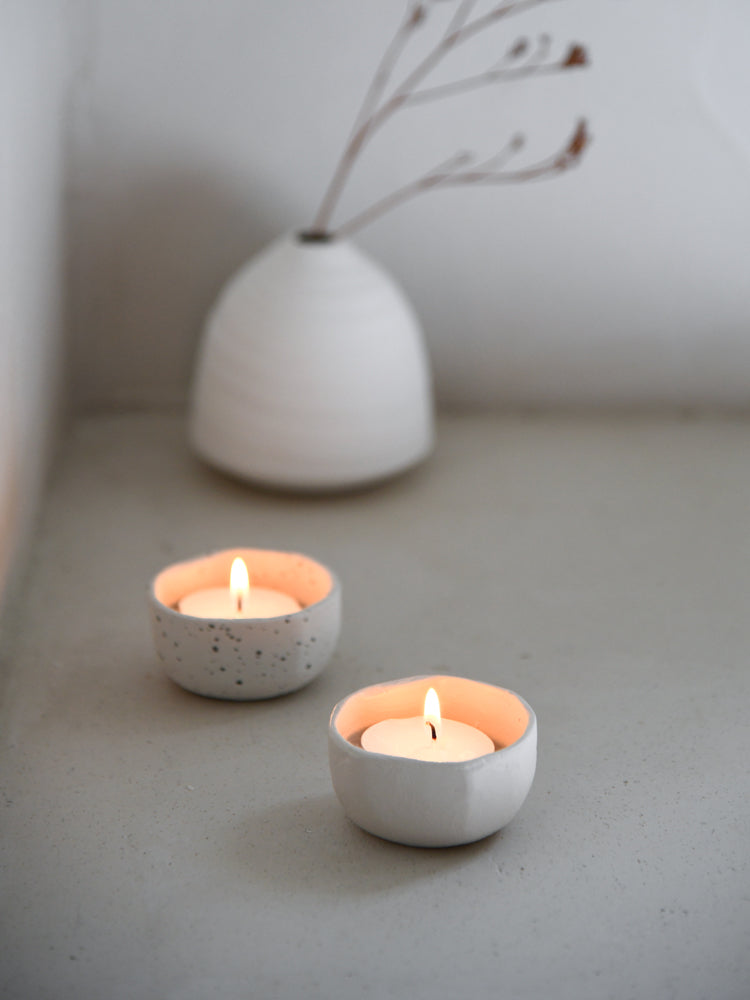 Leeff Tealight Holder Thijmen white
