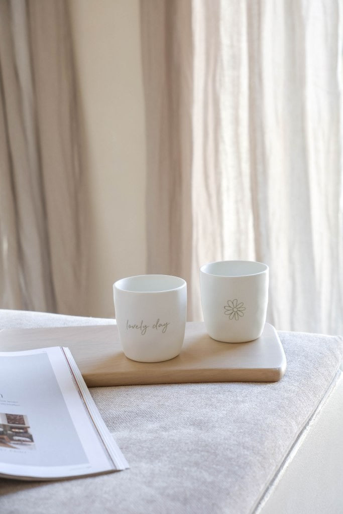 Leeff Mugs Daisy - Lovely Day, set of 2