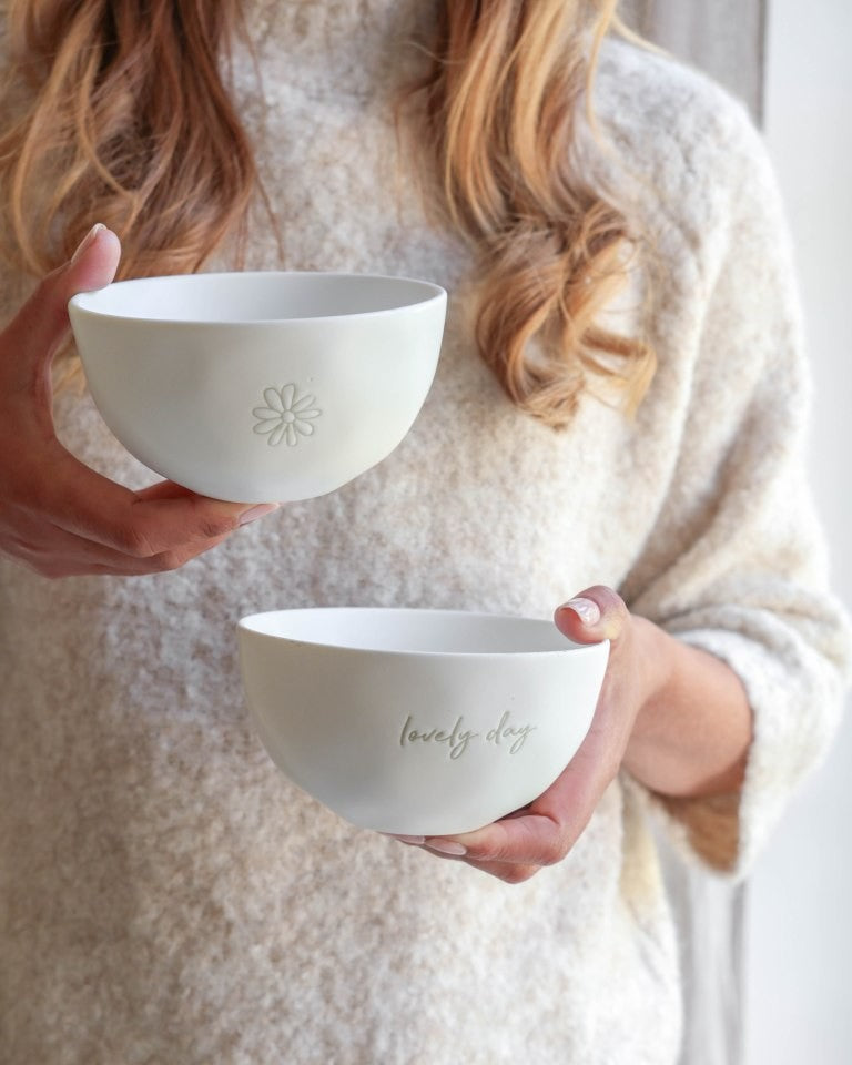 Leeff Bowls Daisy - Lovely Day, set of 2