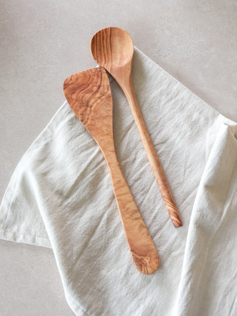 Leeff Olivewood Kitchen Spoons Ollie, set of 2