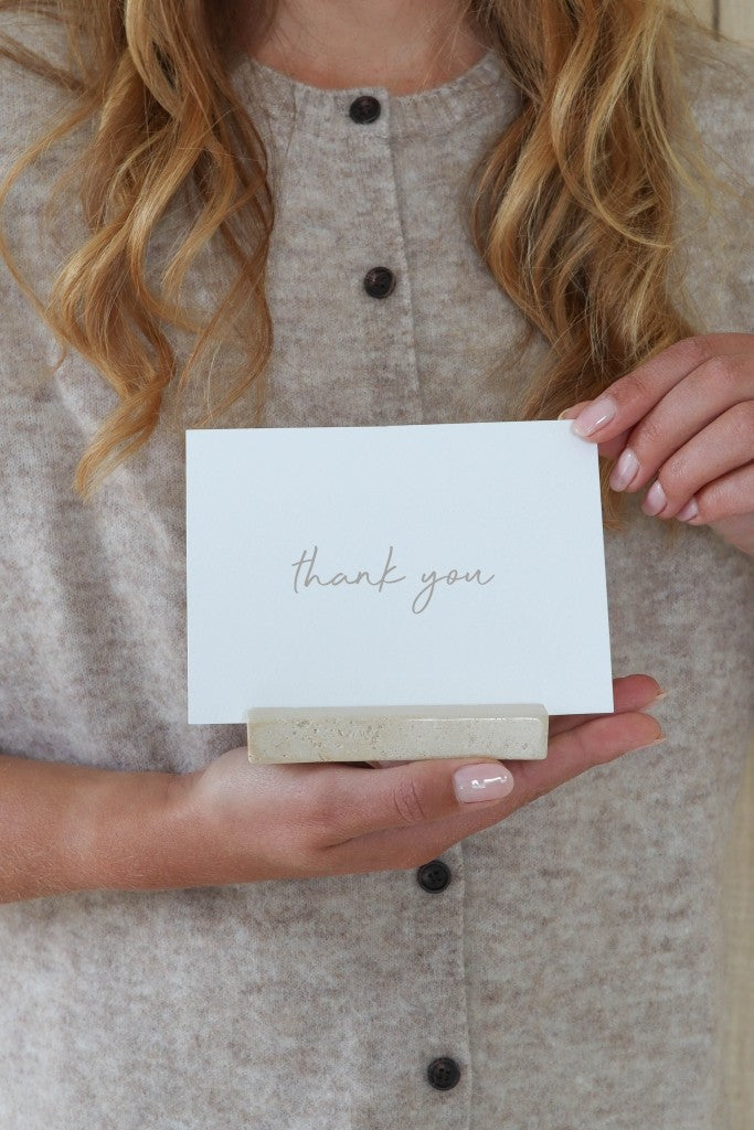 Leeff Card Holder Chantal with card - Thank you