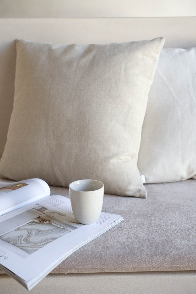 Leeff Cushion Casper taupe - Your me-time starts here