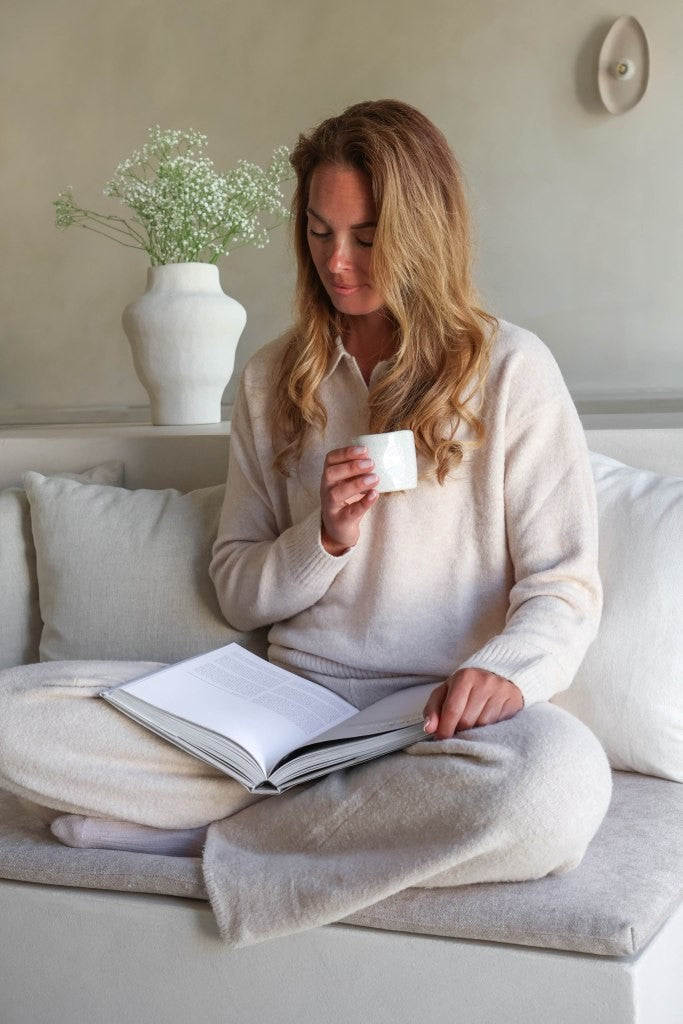 Leeff Mugs Melle sand, set of 2 - Warme knuffel