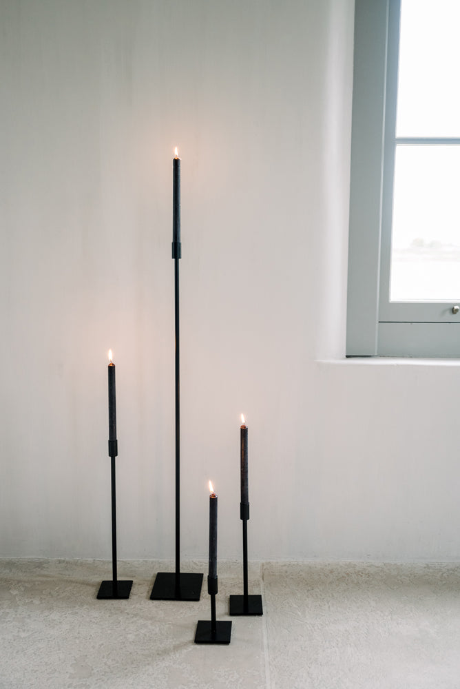 Leeff Candle Holder Cleo black L