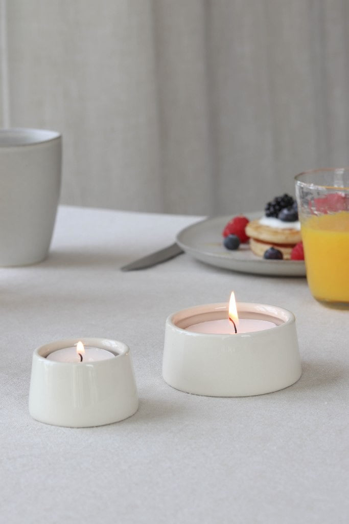 Leeff Tealight Holder Tirza L glazed